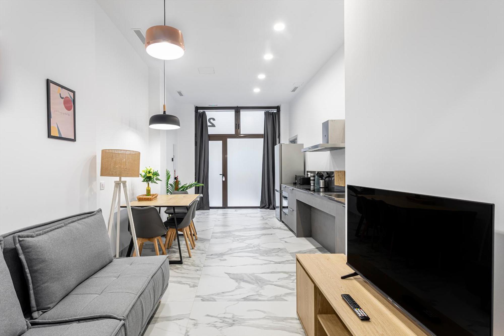 Apartment New 1 Room,4 Pax,wifi, Acruzafa Market *